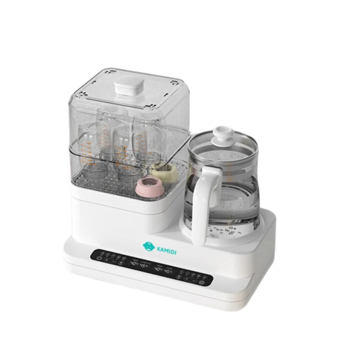 MÁY ĐUN NƯỚC HÂM SỮA TIỆT TRÙNG SẤY KHÔ ĐA NĂNG KAMIDI SPEED 2, HÀNG CHÍNH HÃNG, BẢO HÀNH 12 THÁNG